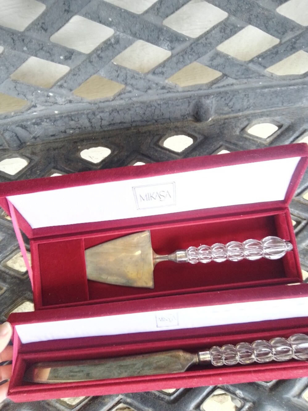Mikasa Knife And Cake Server Set